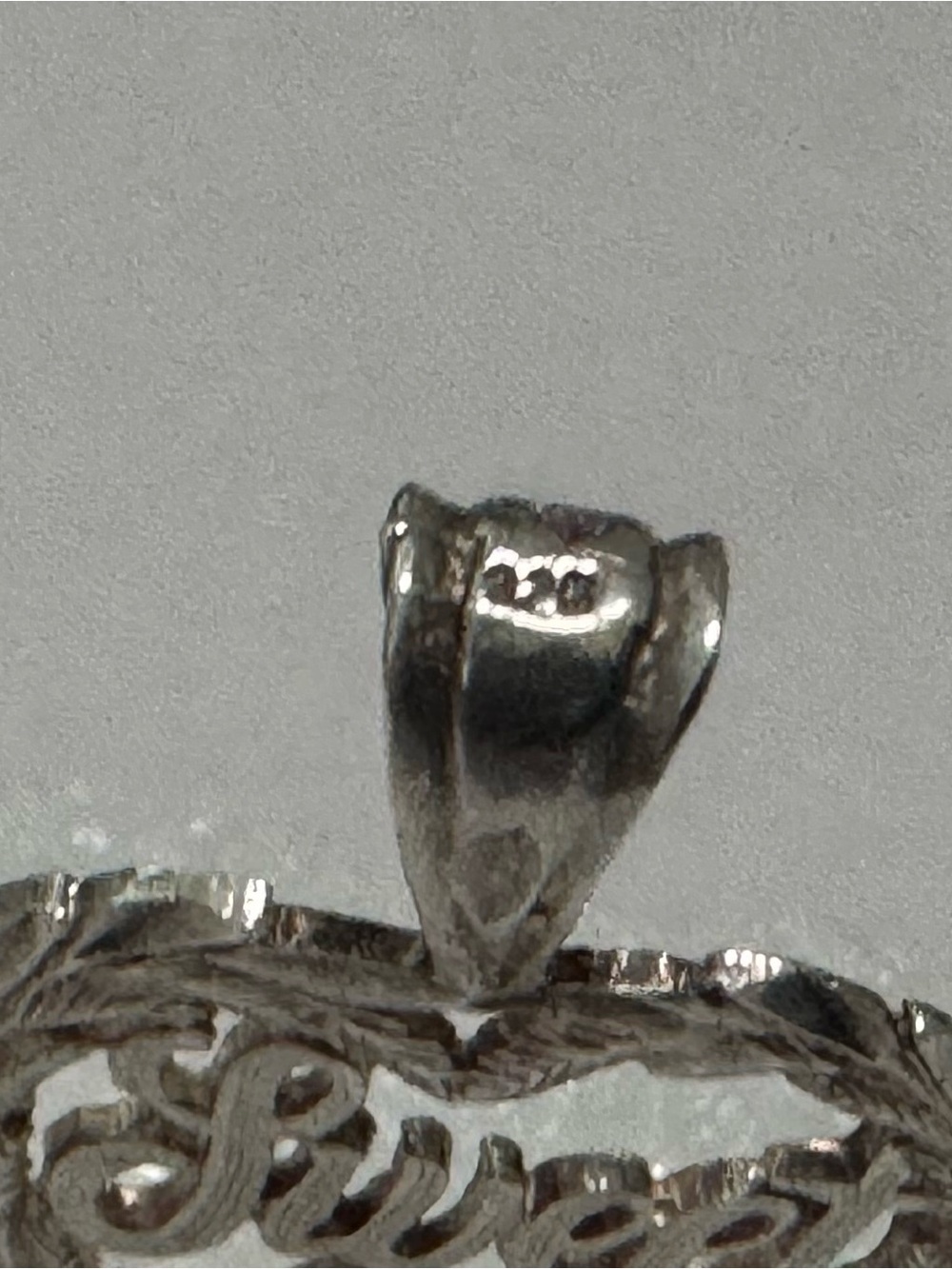 925 Sterling Silver Sweet 16 Heart Pendant Charm - Picture 5 of 5